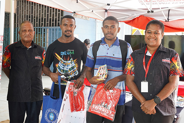 Theodist at the UPNG Orientation Goods and Services Fair 2025